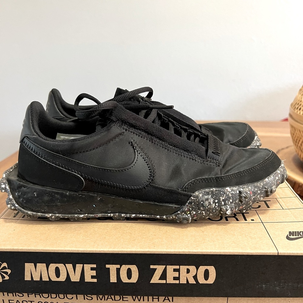 Nike Waffle Racer Crater - Black